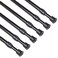 KXLife 6Pcs Spring Tension Curtain Rod, 28 to 40 Inch Adjustable Expendable Tension Rods for Windows, Black Spring Loaded Curtain Rod No Drilling