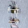 Kadolina Shower Caddy Hanging, Bathroom Shower Organizer, Shower Rack with Soap Dish, Over The Shower Head Caddy with Hooks for Razor/Sponge, White (Assembly Required)