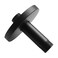 Straight Shower Arm with Flange, Ceiling Mount 3 Inches Rain Shower Head Arm Extension Replacement with Anti-Scratch Escutcheon Plate, DOLGABA Matte Black