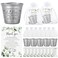 Uiifan Wedding Favors for Guests 1.5 oz Shot Glasses Thank You Cards with Gift Bags for Engagement Bridal Shower Wedding Souvenirs, Cheers to Love Laughter and Happily Ever After(50 Set)