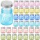 36 Pcs Mini Mason Jar Shot Glasses with Lids 2 Oz Mason Jars Shot Glasses Dishwasher Safe Mason Shooter Glass for Wedding Party Favors Home Bar Drinks Shot Favors Desserts (Fresh Color)