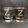 Alankathy Mugs Monogram letters shot glass 1.5 oz set of 2 (Z)