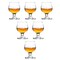 Valeways Shot Glasses, 5oz Shot Glass Set of 6/Clear Shot Glasses/Cute Shot Glasses/Perfect for Tasting Brandy/Glass Snifters