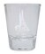 R and R Imports Paris France Souvenir 1.5 Ounce Engraved Shot Glass Round Clear Single Unit