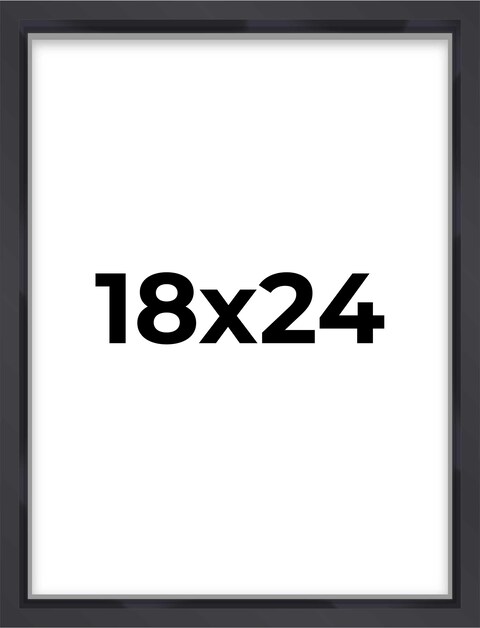 18x24 Shadow Box Black Display Frame   3/4&quot; Depth   Interior Size 18x24 or 24x18 Inches   UV Resistant Acrylic Plexiglass, Acid-Free Backing and Wall Hangers Included