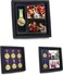 Iheipye Large Medals Display Shadow Box - 6 Medal Display case - Perfect Medal Display for War Military, Runners, Marathon, Race Winner, Football, Gymnastics &amp; All Sports (Black, 12x12)