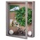 Rustic Grey Shadow Box Frame 16x20, Extra Large Deep Shadow Box with Opening Door, Big Display Case for Wedding Bouquet Memorabilia Keepsakes Photos Tickets Military Postcard
