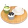Bamboo Serving Tray - 9.5 x 7 Inch Small Food Trays for Eating, Bamboo Tray for Serving Food, Wood Food Trays, Small Bamboo Tray for Kitchen, Wooden Serving Trays, Wooden Trays for Decor