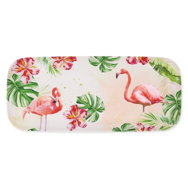 UPware 15 Inch Melamine Rectangle Serving Tray, BPA Free Food Tray (at The Lake)
