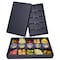 10 Sets 10-Grid Cardboard Pastry Snack Box with Lids, 5 Sauce Holders Catering Tray box, Oil-proof Deli Bakery Pastry Salad Box, Birthday Party Takeout Container 15.5&quot; x 9&quot; x 2