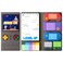 B1ykin Sticky Notes Set - Cartoon Theme Cute Self-Stick Notes Pad Gift, Self-Adhesive Writing Memo Pages Sticky to Do Notepad Separation Tabs for Kids Employee School Office (Video Game)
