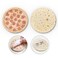 Funny Sticky Notes Cute 2 Pads, Fun Sticky Note Pads Burrito &amp; Pizza Design, Cute Sticky Notes Office Desk Gifts, Self-Stick Note Pads, Set of 2, Round
