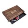 17inch Gungfu Tea Tray Large Wooden Tea Trays with Drainage Water Storage Chassis for Home/Office Kungfu Tea Set Tray (Brown A)