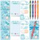 Jetec 4 Sets Funny Nurse Sticky Note with Pen Nursing Students Gifts School Essentials Nurse Day Appreciation Gifts Self-Stick Note for Hospital Nurse Supplies