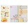 Xqumoi Cute Cartoon Cat Sticky Notes Set, 550 Sheets, Lovely Cat and Paw Shaped Self-Stick Notes Pads Kitty Animal Divider Tabs Bundle Writing Memo Pads Back to School Office Supplies Small Gift
