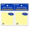BAZIC Sticky Notes 3x3 Canary Yellow Colors Post Stickies Self Stick Note, Colorful Adhesive Memo Pads, Recyclable (100 Sheets/Pack), 2-Packs