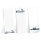 Watercolor Mountain Range Sticky Note Assortment/Set of 3 Blue Landscape Note Pads / 3" x 8" Daily Task Trackers / 50 Sheets Per Pad/Made in USA