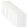 Jiemay 600 Pcs Transparent Sticky Notes Pad, 12 Packs Clear Sticky Notes for Books Message Reminder, Waterproof self-Adhesive Translucent Sticky Notes 3x2 Inch
