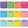 Motipuns 24 Pcs Teacher Appreciation Gifts Bulk Inspirational Sticky Notes with Lines Cute Mini Pocket Motivational Teacher Notepads Thank You Gift for School Office Supplies 3 x 3''(Bright)
