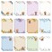 Janlaugh 24 Pads 1440 Sheets Highland Cow Sticky Notes Sticky Memo Pads Self Stick Cute Cow Office Supplies Cow Party Favors Adhesive Notepad for Journal Gift 3 x 4 in(Multicolor, 24 Pads)
