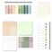 BAYTORY 700 Sheets Pastel Transparent Sticky Notes, Clear Waterproof 3 x 3 inch See Through Memo Pad, Self-Adhesive Translucent Writable Index Tabs for Annotating Books, Study Stationary Supplies