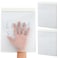 Gueevin 100 Sheets 8.5 x 11 Inch Transparent Sticky Notes, Extra Large Clear Self Sticky Notes, 2 Pads Notes Waterproof Jumbo Translucent Paper, Office Supply(Stripe Style)