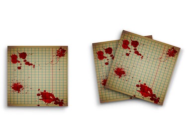 Butler in the Home Sticky Notes 12 Pack 3"x3" 50 Sheet Count Per Pad, Blood Drops Horror Scary, Cute Funny Memo Note Pads Stationery Journal Planner Paper