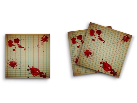 Butler in the Home Sticky Notes 12 Pack 3&quot;x3&quot; 50 Sheet Count Per Pad, Blood Drops Horror Scary, Cute Funny Memo Note Pads Stationery Journal Planner Paper
