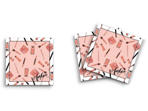 Butler in the Home Sticky Notes 12 Pack 3&quot;x3&quot; 50 Sheet Count Per Pad, Makeup Fashion, Cute Funny Memo Note Pads Stationery Journal Planner Paper