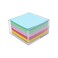 Mogoostry Sticky Note Holder Non-Sticky Notes 3 x 3 Crystal Clear Acrylic Desk Notepad Holder Sticky Note Dispenser 5 Color Non-Stick Note Pads Desk Organizer