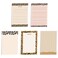 Modern Animal Print Sticky Notes / 4" x 6" Repositionable Sticky Note Pads/Five Unique Pattern Designs/Made in The USA