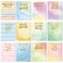 12 Pieces Appreciation Sticky Notes 3 x 4 Inch Fun Motivational Inspirational Positive Modern Cute Encouragement to Do List Notepad for Shopping List Study Planner 30 Sheets Each(Dreamy Style)