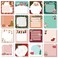 16 Pcs Christmas Sticky Note Pads with Santa Claus&iuml;&frac14;&OElig;Candy&iuml;&frac14;&OElig;Socks, Work-Study Notes, 480 Pieces of Self-Adhesive Removable Memo Pads 16 Styles, 30 Sheets Each for Labels, Lists