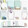 Dinifee 32 Pcs New York City Sticky Notes New York Souvenirs NYC Gifts NY Souvenirs USA Souvenirs New York City Notepads Bulk for Traveler Birthday Party Gifts School Office Supplies, 8 Styles
