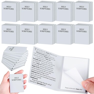 Motiskyy 48 Pcs Jehovah Accessories Jehovah Bible Sticky Notes Witness Gifts Christian Jehovah Notepads Org Supply for Jehovah Service Study(Colorful Style)