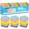 30 Pads Lined Sticky Notes, Sticky Note Pads 3x3 inches, 10 Bright Color Sticky Notes with Lines Self-Stick Note Pads, Perfect for Office Home School(100 Sheet/Pad)