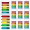 Colarr 10 Pack 1000 Pieces Sign Here Sign Date Tabs Sign Here Sign Date Stickers Sign Here Flags Please Sign Here Message Flags for Office Notebook Annotating Books Notary Books(Multicolor,Cute)