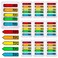 Colarr 10 Pack 1000 Pieces Sign Here Sign Date Tabs Sign Here Sign Date Stickers Sign Here Flags Please Sign Here Message Flags for Office Notebook Annotating Books Notary Books(Multicolor,Cute)