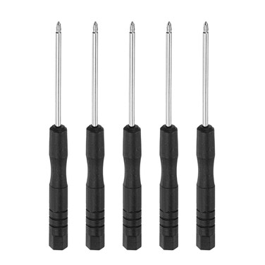 uxcell Mini Tri-point Screwdriver, 0.6mm Y-type Head for Watch Eyeglasses Electronics Repair, 5 Pcs