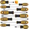 11-piece Screwdriver Set 5 Phillips and 5 Slotted Tips magnetic screwdriver set screw driver work on small screws as well as large. Magnetizer Demagnetizer for Screwdriver Tips Bits and Small Tools