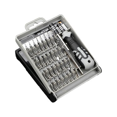 33 in 1 Precision Screwdriver Set, Electronics Precision Repair Tool Kit for Phone Watch Laptop PC Game Console, Multi-Bits Screwdriver Kits, Slotted/Philips/Pozi/Torx/Square,Nut Driver(Magnetic bits)