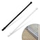 KUANVE 2 Pcs Window Security Bars, Adjustable Sliding Glass Door Bar Sliding Door Security Bar Window Safety Lock Bar with Rubber Tips for Children Home, Extends from 15.8-27.6 Inch, Black &amp; White