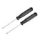 uxcell Mini Phillips Screwdriver, 2.0mm Cross Head with Black Handle for Small Appliances, 2 Pcs