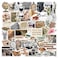 Maxleaf Old Times Vintage Stickers Scrapbook Supplies, Maxeaf 50PCS Nostalgia Retro Stickers for Planner Scrapbooking Laptops Art Journaling Gift Wrapping