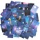 Kawaii Washi Sticker Set Bright Night Moon Decoration Stickers for Scrapbooking Journaling Arts Crafts Planner Album Diary Book Notebook Water Bottle Guitar Letter Card