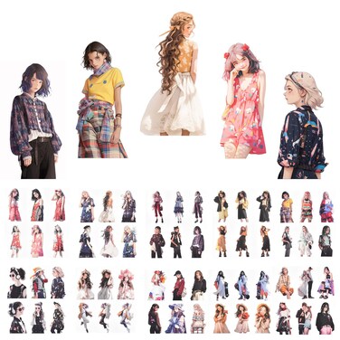 soi-meme Scrapbook Stickers Set 120Pcs Aesthetic Girls Sticker for Scrapbooking and Journaling Water Bottles, Junk Journal Supplies, Bullet Journals Materials