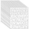 Tenceur 416 Pcs 8 Sheets Letter Stickers Self Adhesive Alphabet Stickers Vinyl Stick on Letters for DIY Crafts Gift Art Business Notebook Classroom Decor(2 Inch, 3 Inch,White)