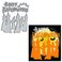 Halloween Witches Die Cuts for Card Making, Happy Halloween Words Cutting Dies Sets Witch Bats Dies Stencils Embossing Template for Scrapbooking DIY Cards Album Crafts Supplies