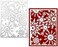 Christmas Snowflake Frame Metal Die Cuts,Snow Flower Cutting Dies Cut Stencils for DIY Scrapbooking Album Decorative Embossing Paper Dies for Card Making (Snowflake Frame 5" L x 3.74" W)