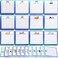 12 Pack Cat Sticky Notes Small to Do List Notepad Funny Cute Note Pads Kitty Sticky Notes Cat Theme Self Stick Note Pads Memo Pads for Office School Supplies, 600 Sheets in Total (Gradient)